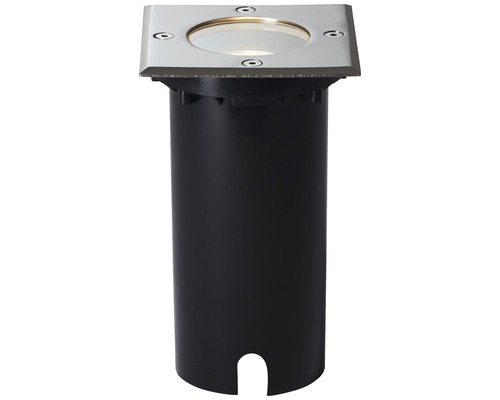 Grondinbouwspot met vierkante afdekking