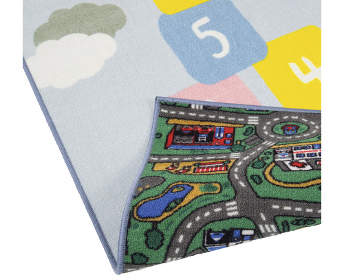 Speelkleed met cijfers en stratenpatroon