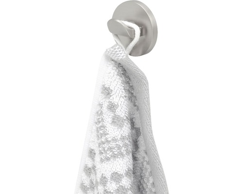 Handdoekhouder van roestvrij staal met handdoek
