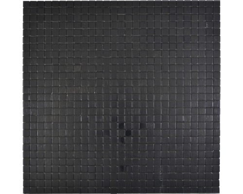 Mozaïektegel metaal glas SAM 4AL1B aluminium/zwart 29x29 cm Keramische mozaïektegel