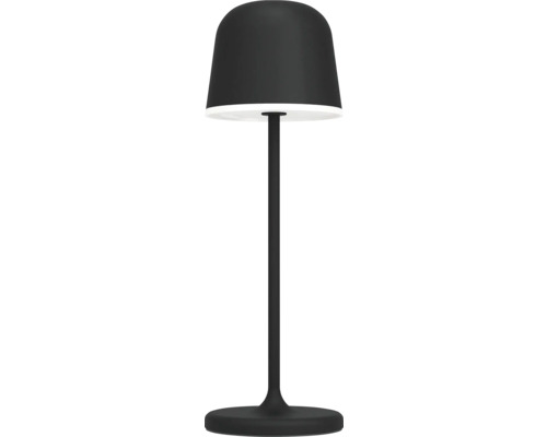 EGLO Draadloze oplaadbare LED tafellamp Mannera zwart