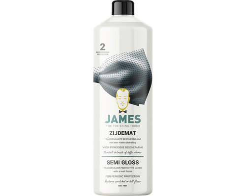 JAMES Beschermlaag voor vloeren zijdemat 1 l James Zijdemat vloeronderhoudsproduct in een fles