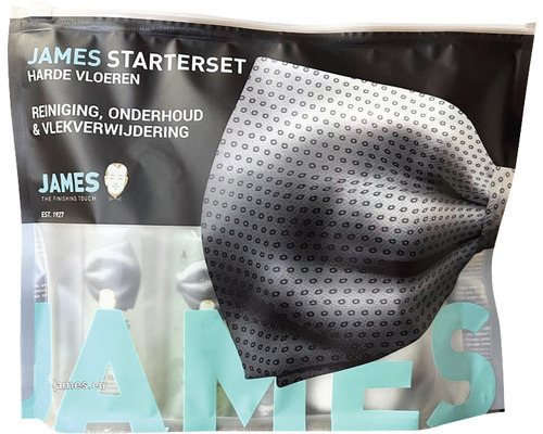 JAMES Starterset voor harde vloeren 4-delig JAMES Starterset voor harde vloeren 4-delig