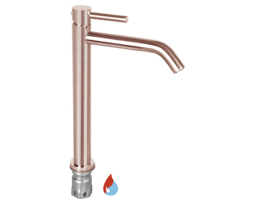 Hoge wastafelmengkraan voor wastafels zonder overloop