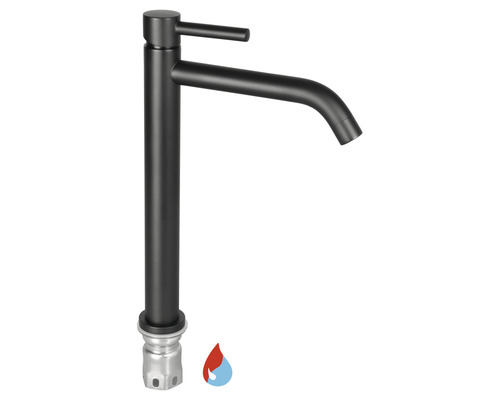 Hoge wastafelmengkraan voor wastafel of wasbak