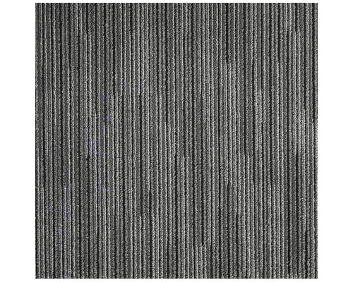 Tapijttegel schlinge Matrix donkergrijs 50x50cm