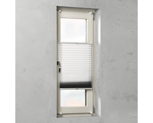 Raam met plisségordijn voor raamdecoratie en privacy