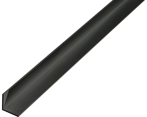 GAH.ALBERTS Hoekprofiel 20x20x1 mm aluminium mat zwart 200 cm Hoekprofiel van metaal