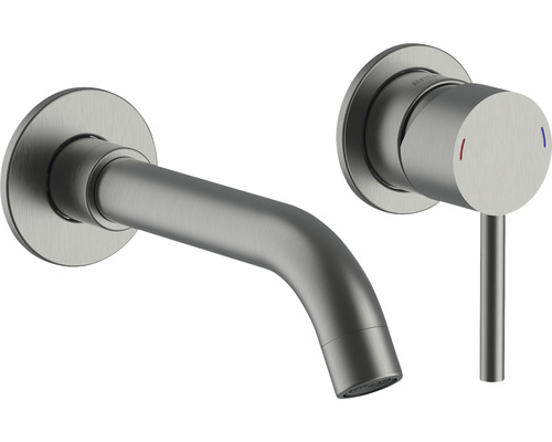 Wandkraan met eenhendelmengkraan