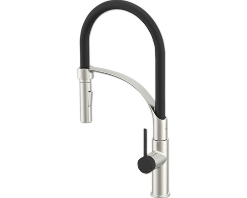 Keukenkraan met uitloop en eenhendelmengkraan