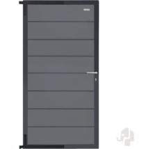 Tuinpoort van aluminium met horizontale vulling