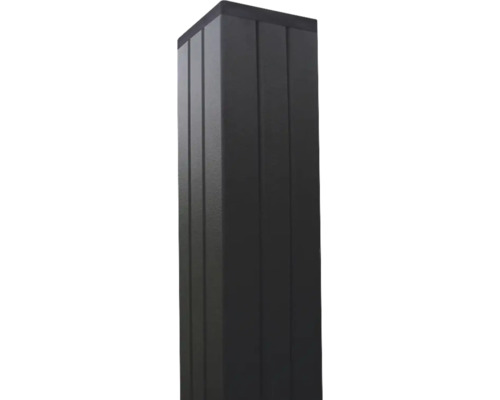 ELEPHANT Paal Modular aluminium antraciet 68x68 mm x 200 cm Rechthoekige metalen hekpaal
