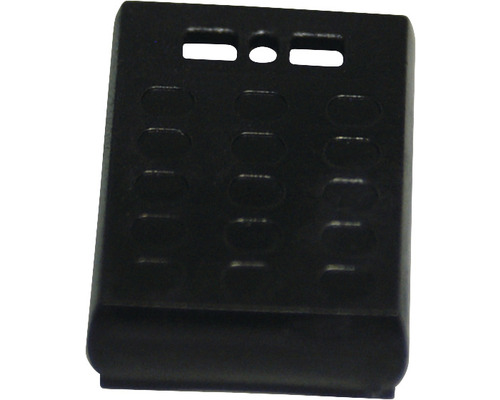 Zwart kunststof verdeelblok