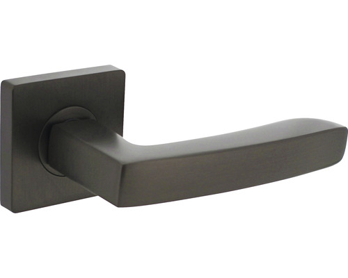 INTERSTEEL Deurkruk paar Minos op vierkant rozet gunmetal