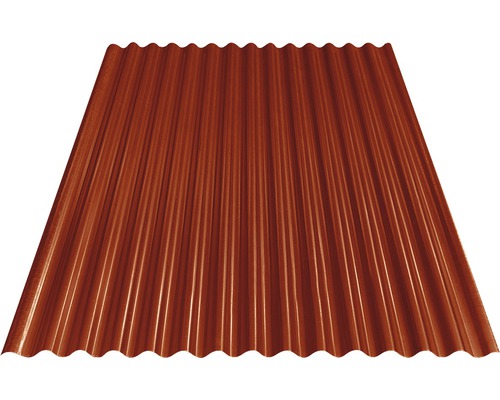 PRECIT Sinus S18 76/18 RAL 3009 oxiderood 1200 x 883 x 0,4 mm