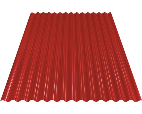 PRECIT Sinus S18 76/18 RAL 3011 bruinrood 2000 x 883 x 0,4 mm