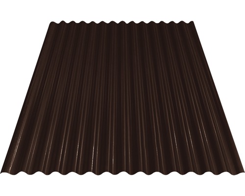 PRECIT Sinus S18 76/18 RAL 8017 chocoladebruin 1200 x 883 x 0,4 mm