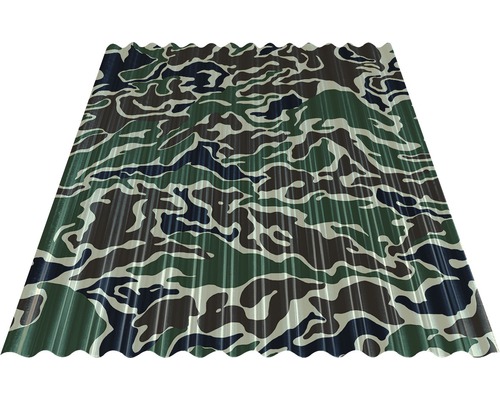 PRECIT Sinus S18 76/18 camouflage 1200 x 883 x 0,4 mm