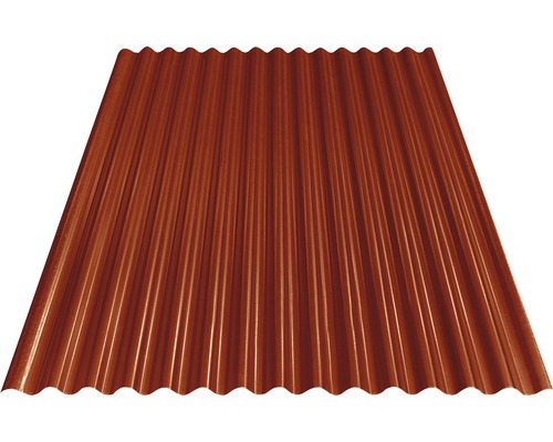 PRECIT Sinus S18 76/18 RAL 3009 oxiderood 1500 x 883 x 0,4 mm