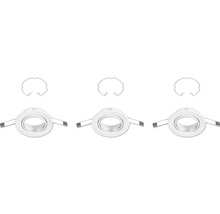 BRILONER Inbouwring set 7110 Ø 86 mm wit (excl. lichtbron), 3 stuks-thumb-1 BRILONER Inbouwring set 7110 Ø 86 mm wit (excl. lichtbron), 3 stuks-thumb-1