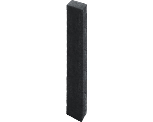 Zwarte deurstopper van rubber
