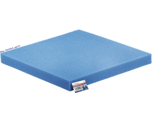 PAPILLON Filterschuimplaat fijn 50x50x2 cm Filterschuimmat, 50x50x5 centimeter, PPI 30