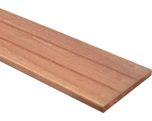 Schuttingplank hardhout 180x14,3x1,3 cm Houten plank met groeven