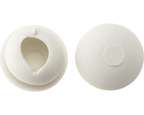 DELTAFIX Aanslagdopje PN2 3,5 mm crème, 250 stuks Meubelglijder, twee aanzichten