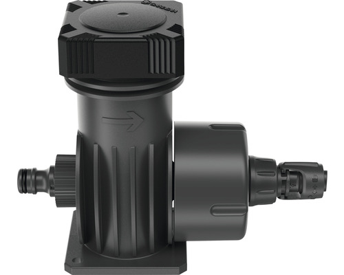 Gardena doseerder voor het toevoegen van meststoffen en gewasbeschermingsmiddelen