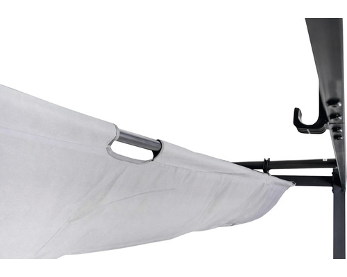 Detailopname van een paviljoendak met frame