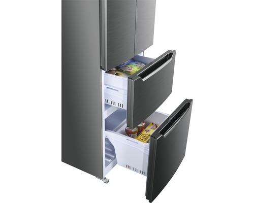 Koelkast met open laden voor het bewaren van voedsel