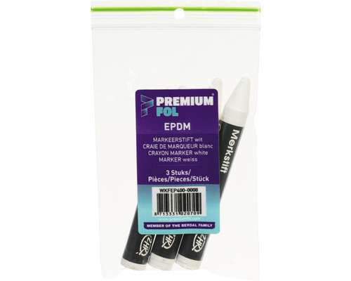 Verpakking met drie witte markeerstiften