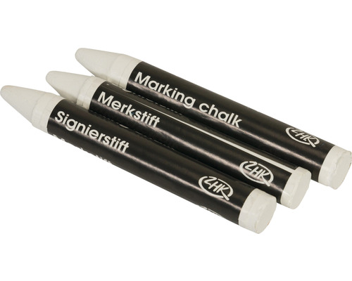 Drie markeer krijtjes