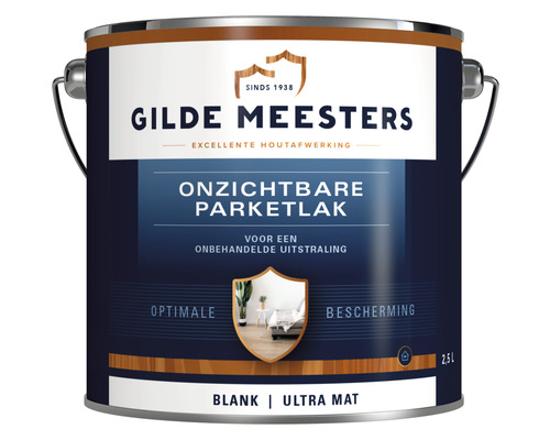 GILDE MEESTERS Onzichtbare parketlak blank ultramat 2,5 l