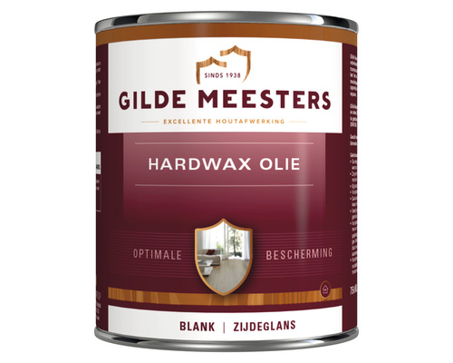 GILDE MEESTERS Hardwax olie zijdeglans blank 750 ml