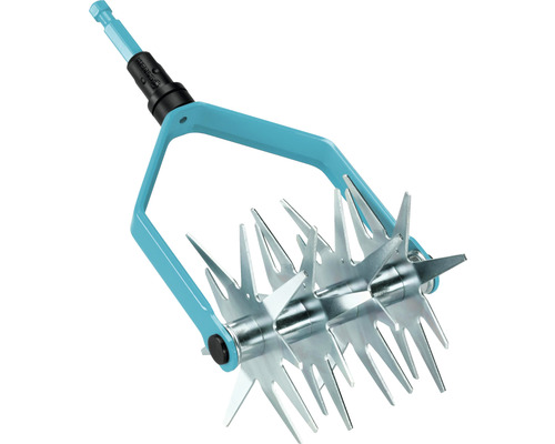 Gardena combisystem verticuteerwals met metalen sterwielen