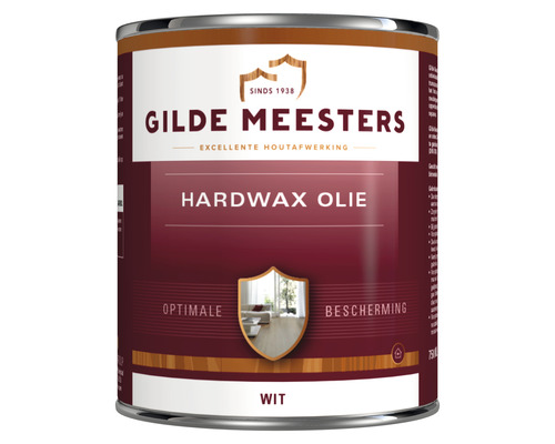 GILDE MEESTERS Hardwax olie zijdeglans wit 750 ml