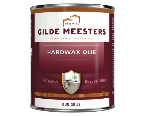 GILDE MEESTERS Hardwax olie zijdeglans oudgrijs 750 ml