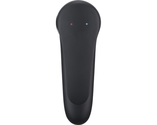 Wastafelkraan met matte look en temperatuurweergave