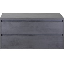 SANOX Badkamermeubelset Porto met wastafelblad 58x120,2x50 cm beton antraciet