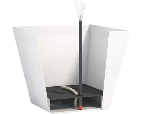 Bloembak met irrigatiesysteem