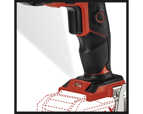 Detailweergave van een accuboormachine