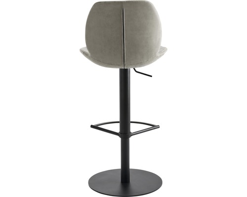 Barkruk met voetsteun en kunstleren bekleding