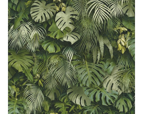 Wand met tropische planten Wand met tropische planten
