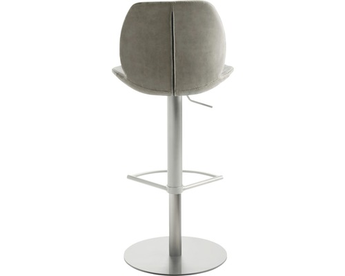 Barhocker met voetsteun en ronde zitting