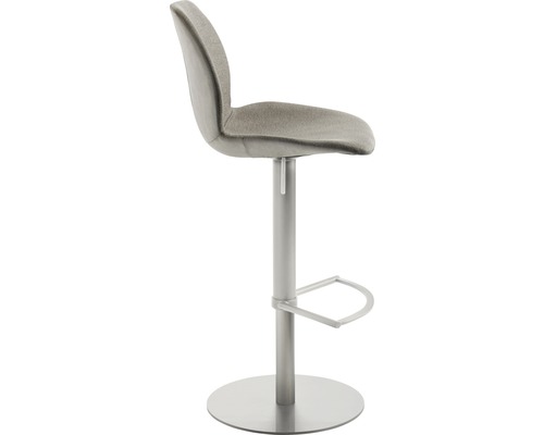 Barhocker met stoffen bekleding en voetensteun