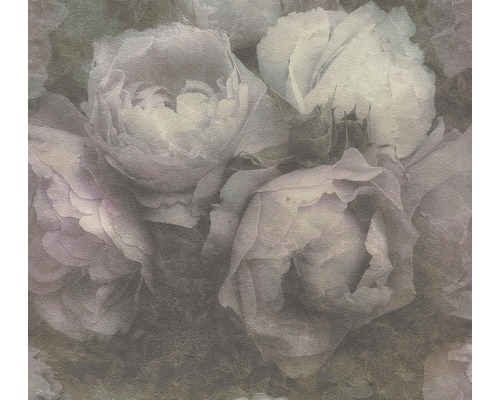 A.S. CRÉATION Vliesbehang 37392-1 New Walls rozen grijs Close-up van rozenbloemen