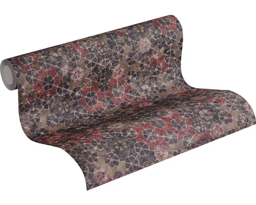 Rol behang met bloemmotief