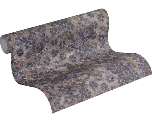 Behangrol met bloemmotief