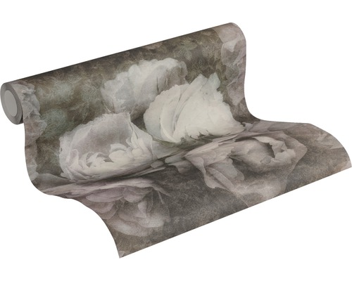 Behangrol met bloemmotief